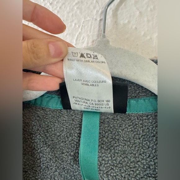 Women's Lightweight Synchilla® Snap-T® Fleece Pullover Women’s Size Medium Gray - Picture 7 of 14